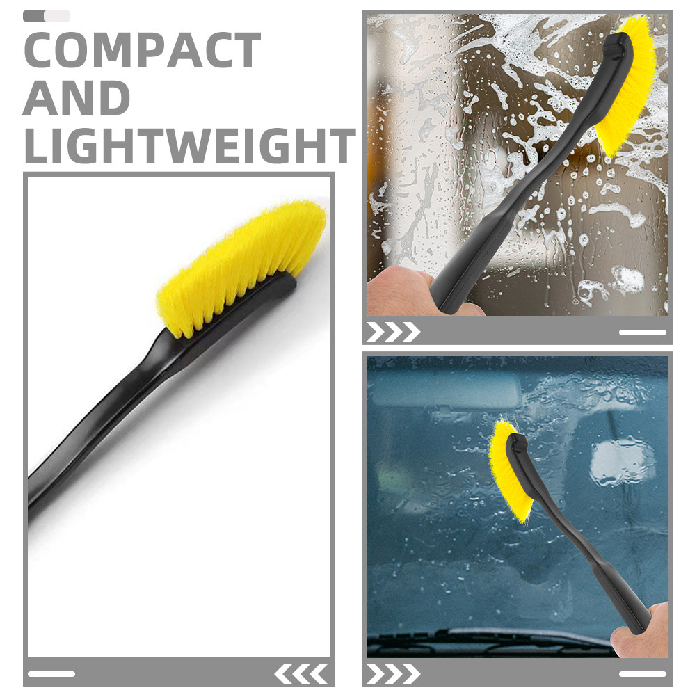 2本セット 車用タイヤブラシ、柔らかい毛を使用したクリーニン - Dirt Brush Interior のレビューと価格