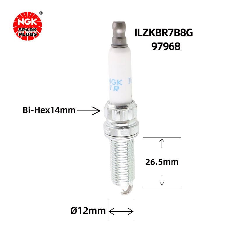 NGK イリジウムプラチナスパークプラグ ILZKBR7B8 - Ngk Spark Plug Laser Iridium のレビューと価格